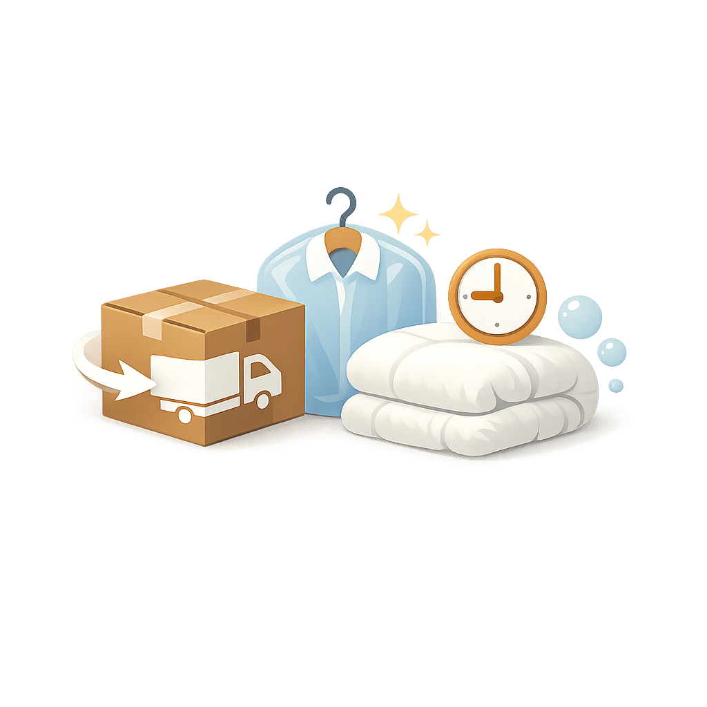宅配クリーニング手順ガイド｜衣替え・布団・急ぎで困らない